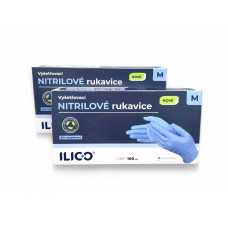 ILICO nitrilové rukavice NATURE XS